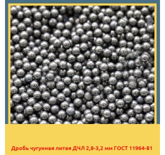 Дробь чугунная литая ДЧЛ 2,8-3,2 мм ГОСТ 11964-81