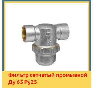 Фильтр сетчатый промывной Ду 65 Ру25 в Петропавловске
