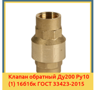Клапан обратный Ду200 Ру10 (1) 16б1бк ГОСТ 33423-2015 в Петропавловске