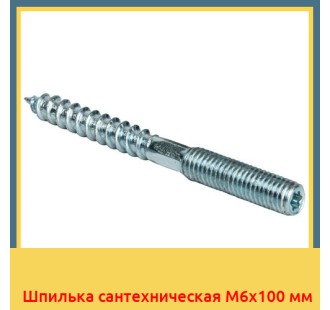 Шпилька сантехническая М6х100 мм