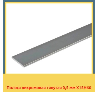 Полоса нихромовая тянутая 0,5 мм Х15Н60 в Петропавловске