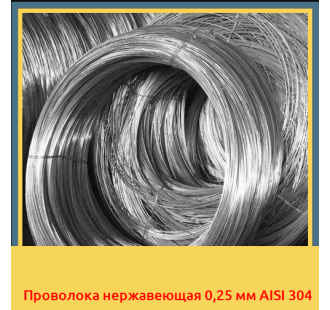 Проволока нержавеющая 0,25 мм AISI 304 в Петропавловске