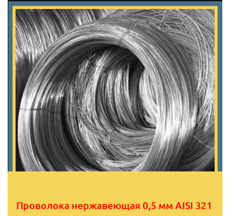 Проволока нержавеющая 0,5 мм AISI 321 в Петропавловске