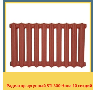 Радиатор чугунный STI 300 Нова 10 секций в Петропавловске