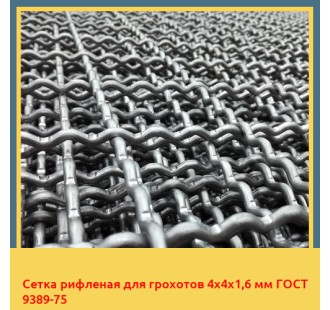 Сетка рифленая для грохотов 4х4х1,6 мм ГОСТ 9389-75 в Петропавловске