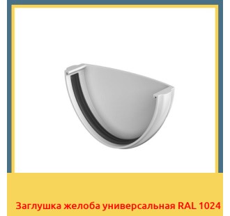 Заглушка желоба универсальная RAL 1024 в Петропавловске