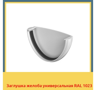 Заглушка желоба универсальная RAL 1023 в Петропавловске