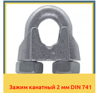 Зажим канатный 2 мм DIN 741 в Петропавловске